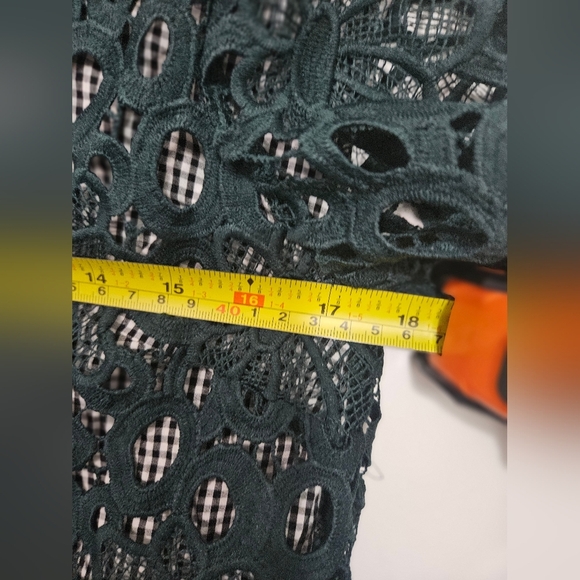 MAEVE Gingham & Lace Top - Picture 7 of 7